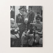 Konferenz von Yalta Roosevelt Stalin Churchill 194 Puzzle (Vertikal)