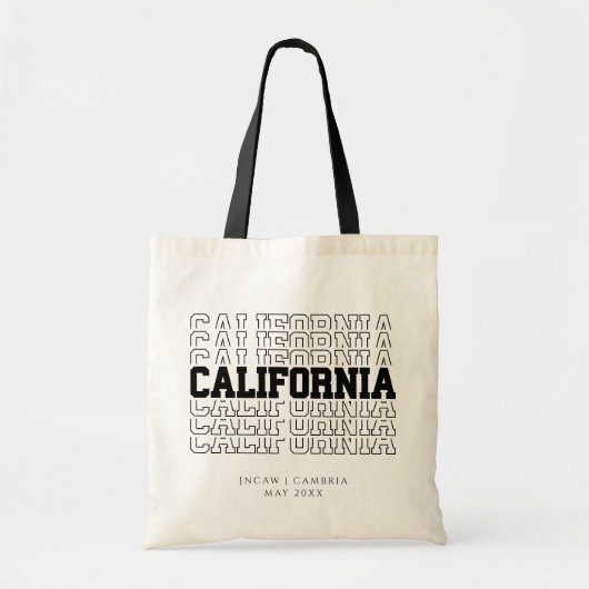 Konferenz Welcome Bag California Tasche (Vorne)