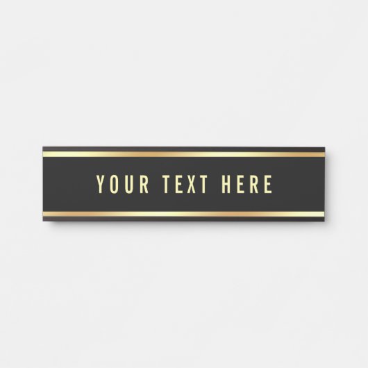 Konferenzsaal für benutzerdefinierte Textprüfung Türschild (Vorderseite )