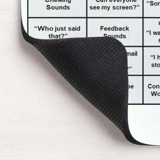 Konferenzschaltung Bingo Mousepad (Ecke)