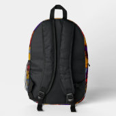 Konfetti-Albtraum Bedruckter Rucksack (Rückseite)