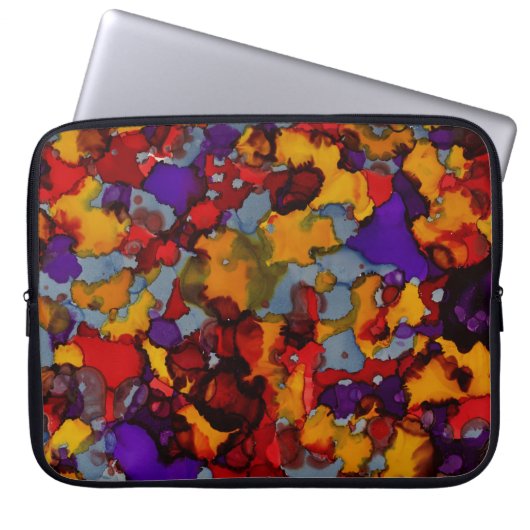 Konfetti-Albtraum Laptopschutzhülle (Vorderseite)