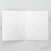 Konfetti auf Leerstelle (Hinzufügen einer Hintergr Karte (Innenseite)