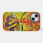 Konfetti-Blumen-Handyhülle iPhone 15 Hülle (Rückseite (Horizontal))