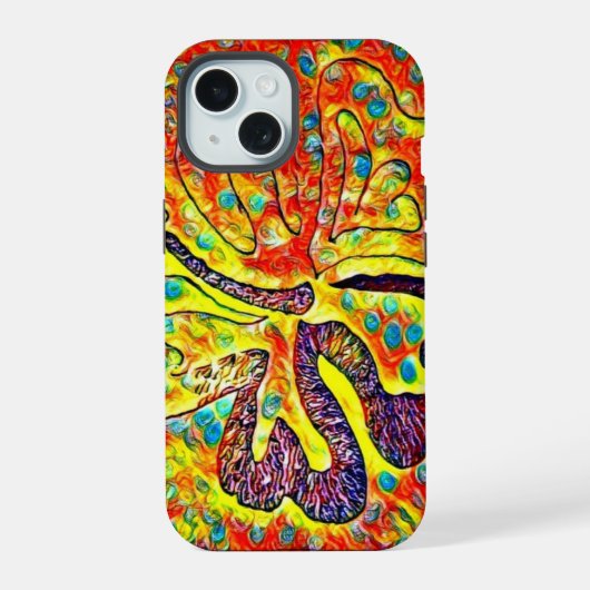 Konfetti-Blumen-Handyhülle iPhone 15 Hülle (Rückseite)