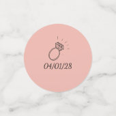 Konfetti | Blush Damask (Klein Vorderseite)