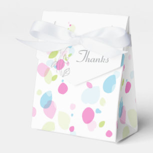 Konfetti-Blüten-Blumen Dankeschön-Hochzeitsgunstbo Geschenkschachtel