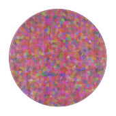 Konfetti-Design    Schneidebrett (Vorderseite)