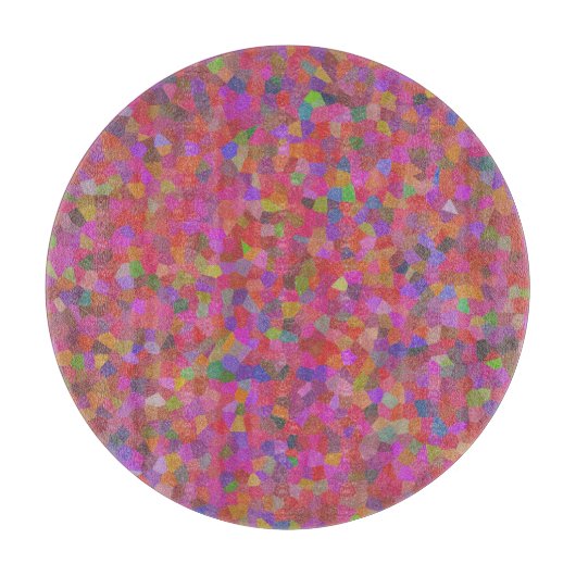 Konfetti-Design    Schneidebrett (Vorderseite)