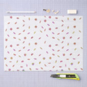 Konfetti Dog Paw Print Muster Custom Seidenpapier (Handwerk)