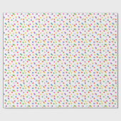 Konfetti-Dots-Packpapier Geschenkpapier (Flach)