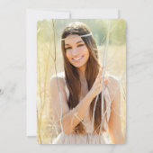 Konfetti| Einladung zur Graduierung (Rückseite)