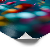 Konfetti-Explosion Poster (Ecke)
