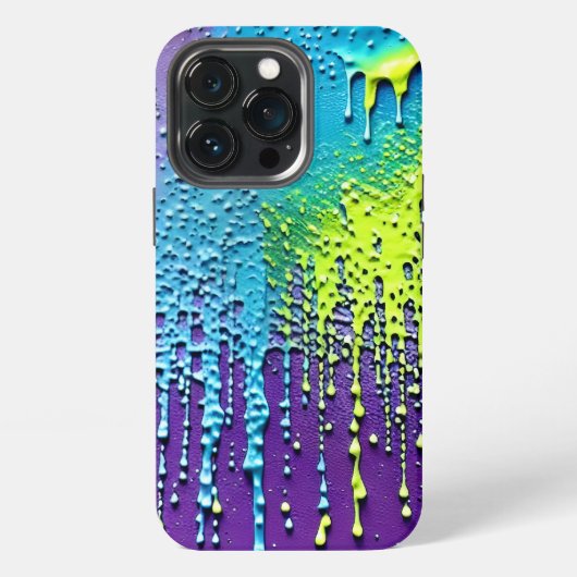 Konfetti-Farbspritzer-Explosion Farbe Spaß iPhone Hülle (Hinten)