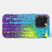 Konfetti-Farbspritzer-Explosion Farbe Spaß iPhone Hülle (Rückseite (Horizontal))