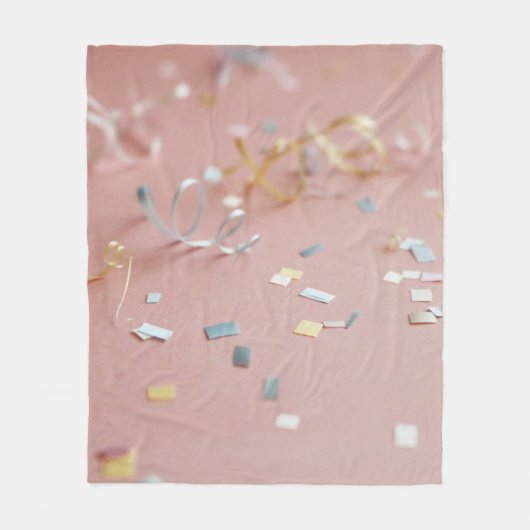 Konfetti Fleecedecke (Vorderseite)