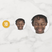 Konfetti für benutzerdefiniertes Foto, Jahr und Pa (Vorderseiten)