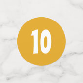 Konfetti für benutzerdefiniertes Foto, Jahr und Pa (Klein Vorderseite)