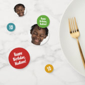 Konfetti für benutzerdefiniertes Foto, Jahr und Pa (Gruppe)