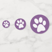 Konfetti für das Design von weißer Farbe (Vorderseiten)