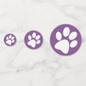 Konfetti für das Design von weißer Farbe (Rückseiten)