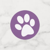 Konfetti für das Design von weißer Farbe (Klein Vorderseite)