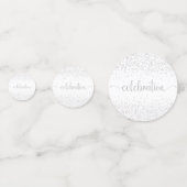 Konfetti für den Glitzer im neuen Jahr (Rückseiten)