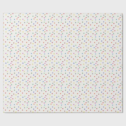 Konfetti-Geburtstagsfeier starten Geschenkpapier (Flach)
