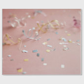 Konfetti Geschenkpapier (Flach)