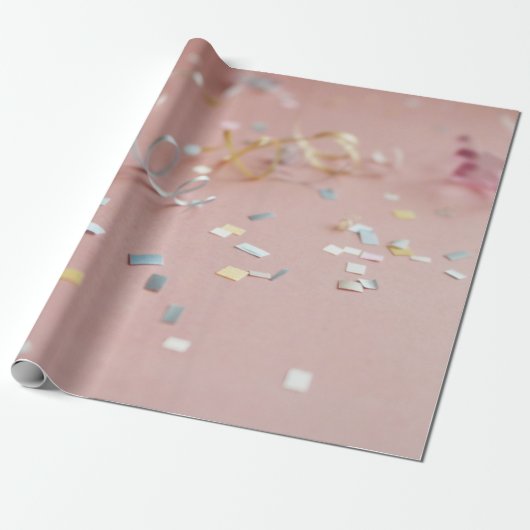 Konfetti Geschenkpapier (Ungerollt)
