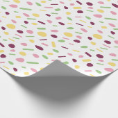 Konfetti. Geschenkpapier (Ecke)