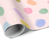 Konfetti Geschenkpapier (Rolleneckpunkt)