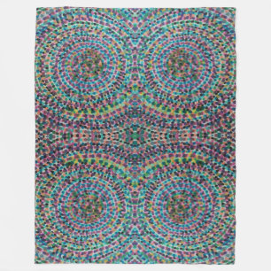 Konfetti-Mosaik-Flanelldecke Fleecedecke