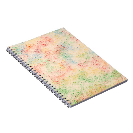 Konfetti-Muster-Notizbuch Notizblock (Rechte Seite)