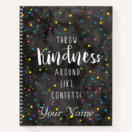 Konfetti Notizblock (Vorderseite)