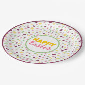 Konfetti. Pappteller (Schrägansicht)