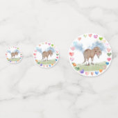 Konfetti, Pferdemotiv für Pony Party Konfetti (Vorderseiten)