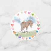 Konfetti, Pferdemotiv für Pony Party Konfetti (Klein Vorderseite)