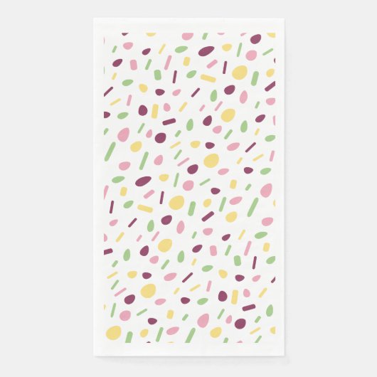 Konfetti. Serviette (Vorderseite)