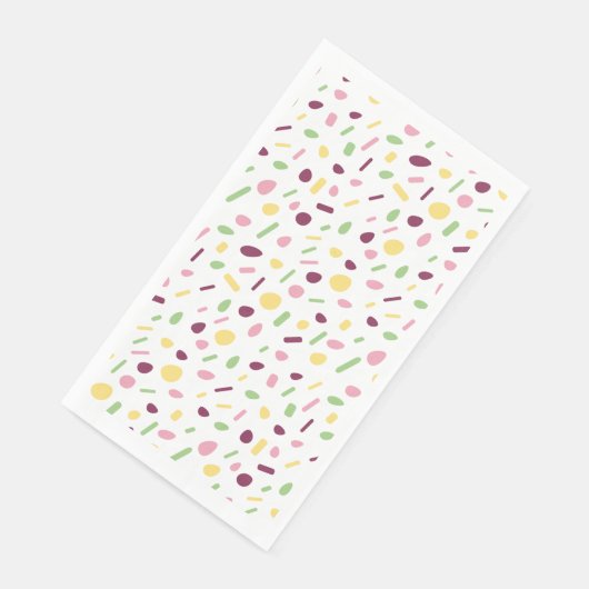 Konfetti. Serviette (Ecke)