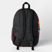 Konfetti Traum Bedruckter Rucksack (Rückseite)
