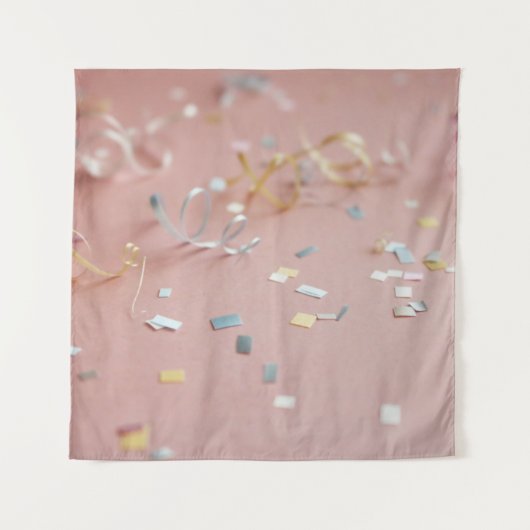 Konfetti Wandteppich (Vorderseite)