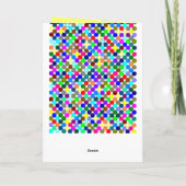 Konfetti zum ausschneiden karte (Rückseite)