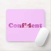 Konfidenzdruck mit rosa Blume Mousepads (Mit Mouse)