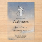 Konfirmation Acryleinladungen (Vorderseite)