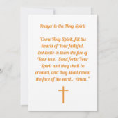 Konfirmation Einladung (Rückseite)