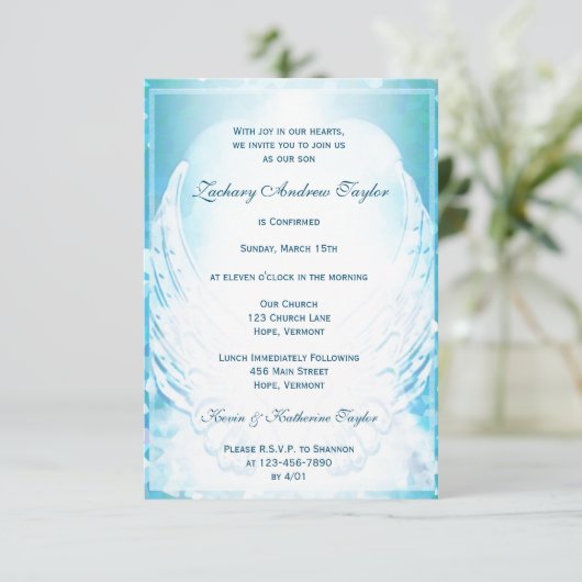 Konfirmation Einladung (Stehend Vorderseite)