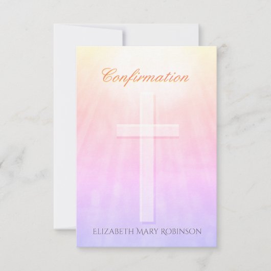 Konfirmation Einladung (Vorderseite)