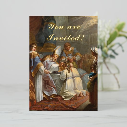 Konfirmation Folieneinladung (Stehend vorne)