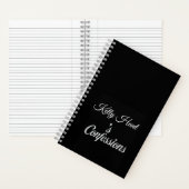 Konfirmationsnotizbuch-Geschenk mit individuellem Notizblock (Innen)